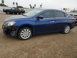 Salvage cars for sale at Mercedes, TX auction: 2018 Nissan Sentra S