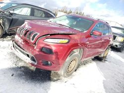 Jeep Vehiculos salvage en venta: 2017 Jeep Cherokee Overland