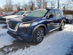 Salvage cars for sale at Marlboro, NY auction: 2022 Nissan Pathfinder Platinum