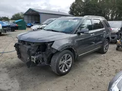 Salvage cars for sale at Midway, FL auction: 2018 Ford Explorer Limited