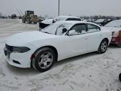 Salvage cars for sale at Indianapolis, IN auction: 2015 Dodge Charger Police