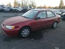 Vehiculos salvage en venta de Copart Portland, OR: 2002 Toyota Corolla CE