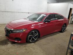 Honda salvage cars for sale: 2022 Honda Accord Hybrid Sport