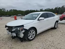 Chevrolet salvage cars for sale: 2019 Chevrolet Impala LT