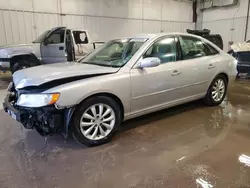 Salvage cars for sale at Franklin, WI auction: 2008 Hyundai Azera SE