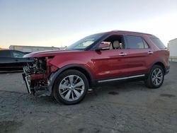 Salvage cars for sale at Vallejo, CA auction: 2018 Ford Explorer Limited