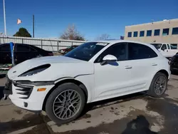 Salvage cars for sale at Littleton, CO auction: 2016 Porsche Macan S