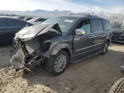 Salvage cars for sale at Magna, UT auction: 2016 Chrysler Town & Country Touring L