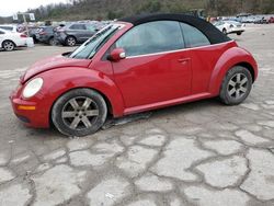 Salvage cars for sale at Hurricane, WV auction: 2006 Volkswagen New Beetle Convertible Option Package 1