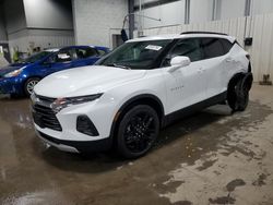 Salvage cars for sale from Copart Ham Lake, MN: 2022 Chevrolet Blazer 2LT