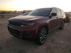 Salvage cars for sale at San Antonio, TX auction: 2021 Jeep Grand Cherokee L Overland