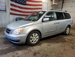 Salvage cars for sale from Copart Lyman, ME: 2007 Hyundai Entourage GLS