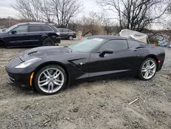 Carros salvage a la venta en subasta: 2018 Chevrolet Corvette Stingray 1LT