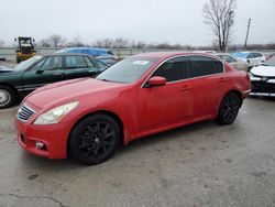 Salvage cars for sale at Kansas City, KS auction: 2013 Infiniti G37