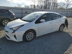 Salvage cars for sale from Copart Gastonia, NC: 2016 Toyota Prius