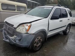 Salvage cars for sale at Savannah, GA auction: 2005 Honda CR-V LX