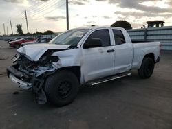 Salvage cars for sale from Copart Miami, FL: 2019 Toyota Tundra Double Cab SR