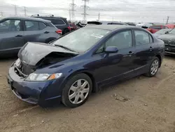 Salvage cars for sale at Elgin, IL auction: 2010 Honda Civic LX