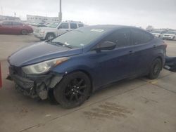 Salvage cars for sale from Copart Grand Prairie, TX: 2016 Hyundai Elantra SE