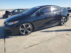 Salvage cars for sale at Grand Prairie, TX auction: 2015 Honda Civic SI