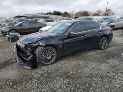 Salvage cars for sale from Copart Sacramento, CA: 2016 Infiniti Q50 RED Sport 400