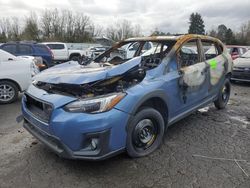 Salvage cars for sale from Copart Portland, OR: 2019 Subaru Crosstrek Limited