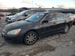 Honda salvage cars for sale: 2007 Honda Accord EX