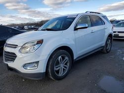 Salvage cars for sale at Assonet, MA auction: 2016 Chevrolet Equinox LTZ