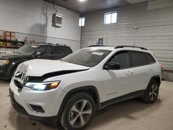 Salvage cars for sale at Des Moines, IA auction: 2022 Jeep Cherokee Limited