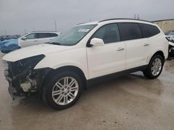 Salvage cars for sale from Copart Haslet, TX: 2014 Chevrolet Traverse LT