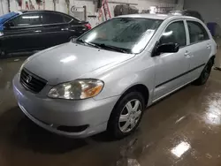 Toyota Corolla ce salvage cars for sale: 2008 Toyota Corolla CE