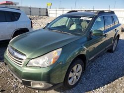 Salvage cars for sale at Cahokia Heights, IL auction: 2010 Subaru Outback 2.5I Premium