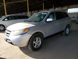 Hyundai salvage cars for sale: 2007 Hyundai Santa FE GLS