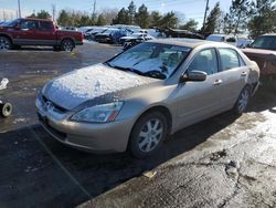 Vehiculos salvage en venta de Copart Denver, CO: 2005 Honda Accord EX