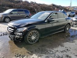 Carros salvage sin ofertas aún a la venta en subasta: 2015 Mercedes-Benz C 400 4matic