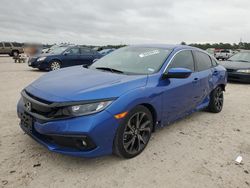 Salvage cars for sale at Houston, TX auction: 2021 Honda Civic Sport