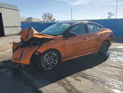 Salvage cars for sale from Copart Anthony, TX: 2024 Nissan Sentra SR