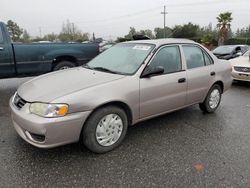 Salvage cars for sale from Copart San Martin, CA: 2001 Toyota Corolla CE