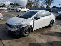 Salvage cars for sale at Sacramento, CA auction: 2013 Honda Civic LX