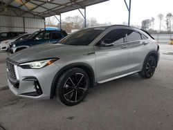 Salvage cars for sale at Cartersville, GA auction: 2022 Infiniti QX55 Sensory