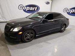 Mercedes-Benz salvage cars for sale: 2013 Mercedes-Benz E 550 4matic