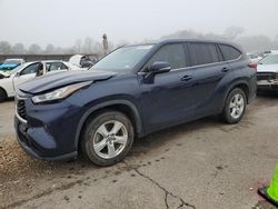 Toyota Highlander l salvage cars for sale: 2020 Toyota Highlander L