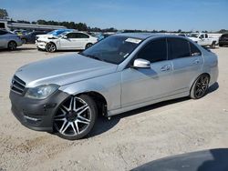 Salvage cars for sale at Harleyville, SC auction: 2014 Mercedes-Benz C 250