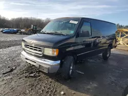 Vehiculos salvage en venta de Copart Windsor, NJ: 2002 Ford Econoline E350 Super Duty Van