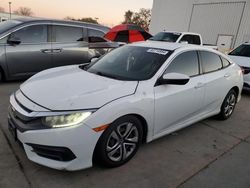 Salvage cars for sale at Sacramento, CA auction: 2016 Honda Civic LX