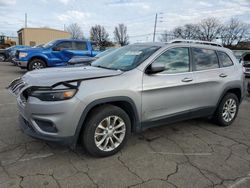 Salvage cars for sale at Moraine, OH auction: 2019 Jeep Cherokee Latitude