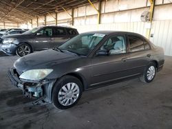 Honda salvage cars for sale: 2004 Honda Civic LX