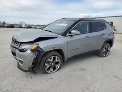 2019 Jeep Compass Limited en venta en Kansas City, KS