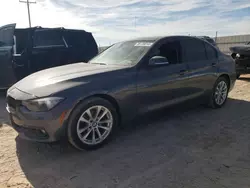 Salvage cars for sale at Andrews, TX auction: 2016 BMW 320 I