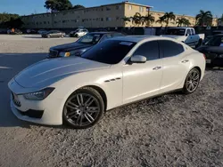 Salvage cars for sale at Opa Locka, FL auction: 2018 Maserati Ghibli